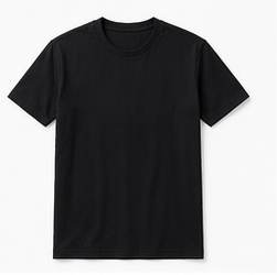 Mens Black Crew Tee